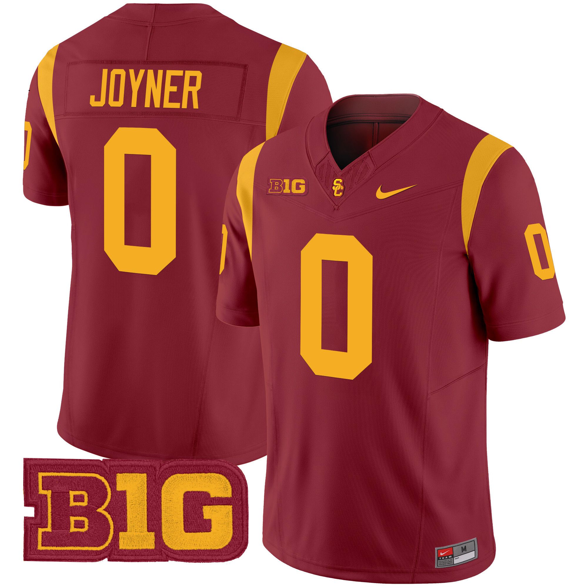 Men USC Trojans #0 Joyner Red Nike 2024 Vapor Limited NCAA Jersey style 1->ncaa teams->NCAA Jersey